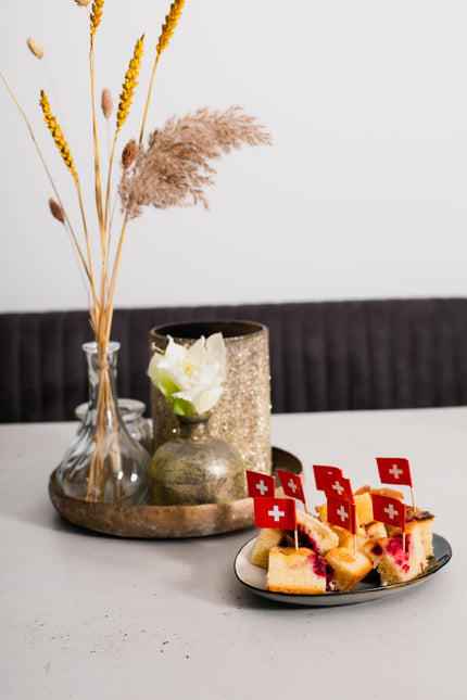 Schweiz Cocktailstäbchen Schweiz 6cm 50Stück