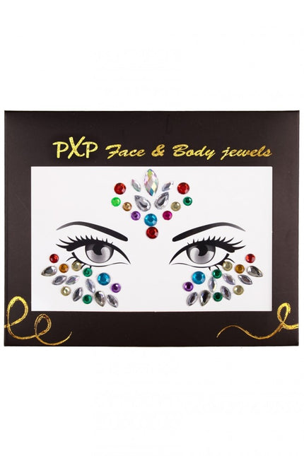 PXP Gesichtsaufkleber Face Jewels Bold & Schön