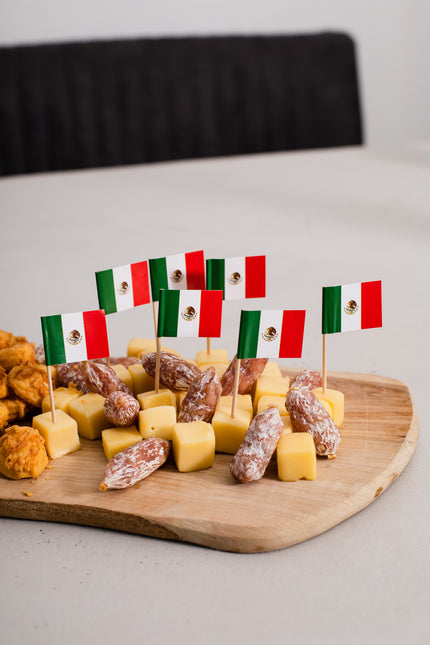 Mexiko Cocktailstäbchen Mexiko 6cm 50Stück