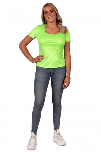 T-Shirt Damen Neon Grün