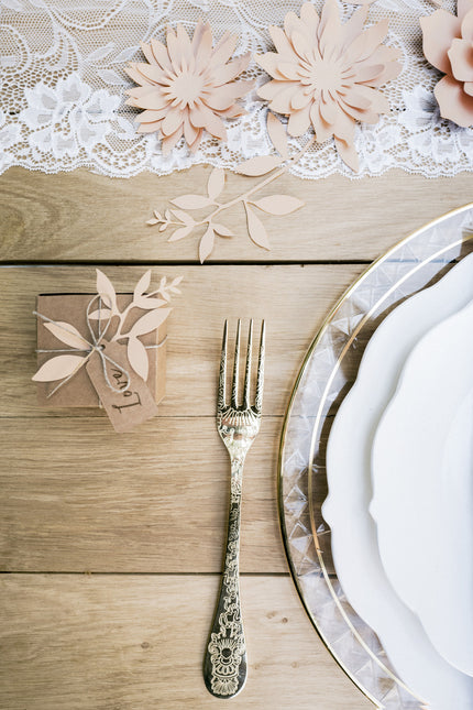 Papierblumen Rosa Pastell 3tlg