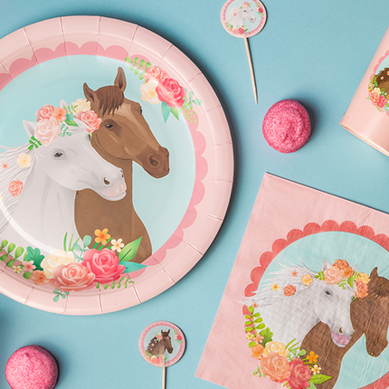Pferd Servietten 16cm 16Stk