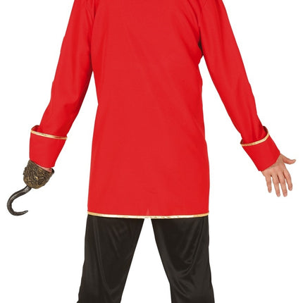 Piratenkostüm Rot Schwarz