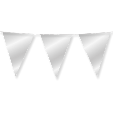 Silberne Girlande Metallic 10m