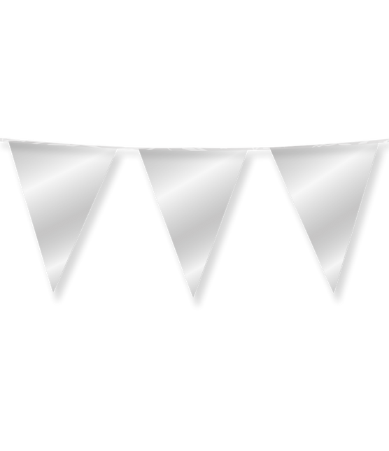 Silberne Girlande Metallic 10m