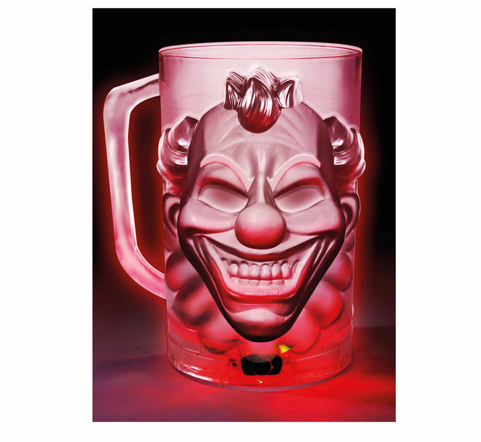 Halloween Tischdekoration Licht Clown 10cm