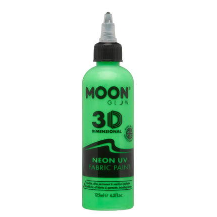 Moon Glow Neon UV-Gewebefarbe 125ml Intensives Grün 125ml