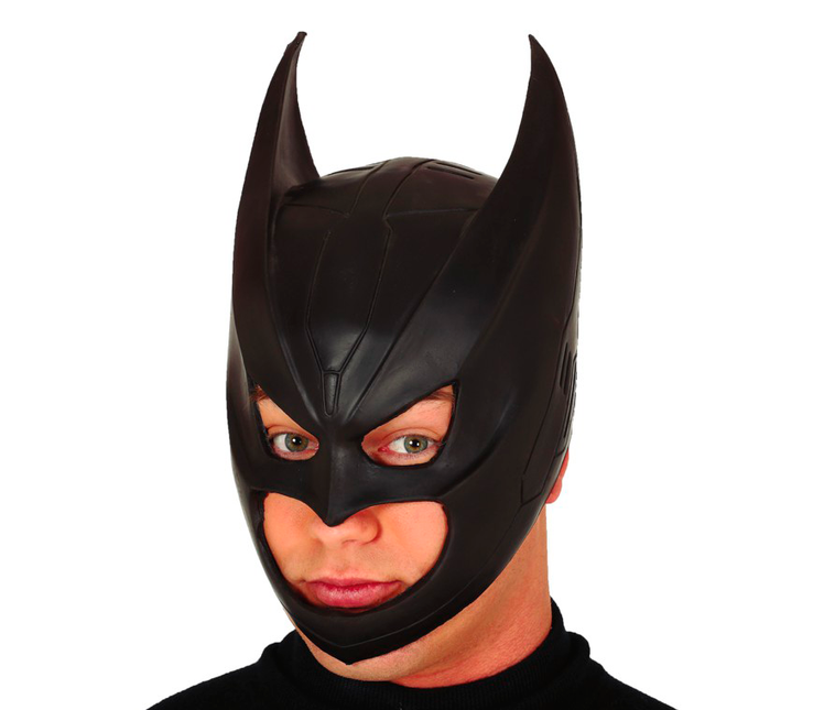 Superheld Maske Schwarz
