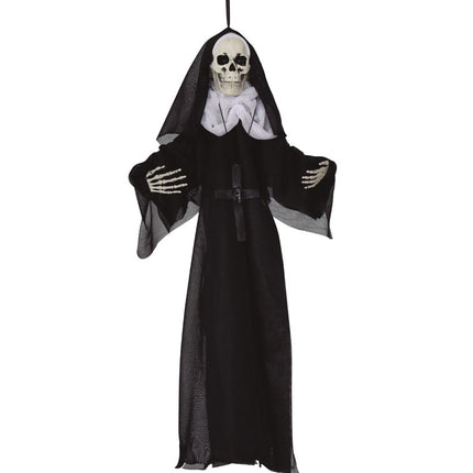 Halloween Hängende Nonne Skelett 50cm