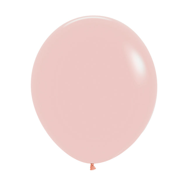 Ballons Pastell Matt Melone 45cm 25Stk