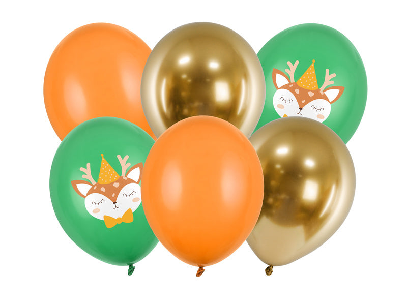 Hirsch Ballons 30cm 6Stück
