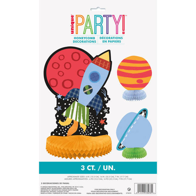 Weltraum Tischdekoration 3tlg