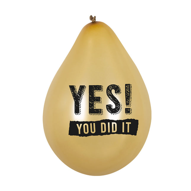 Erfolgreiche Ballons Doppelseitig 25cm 6Stk