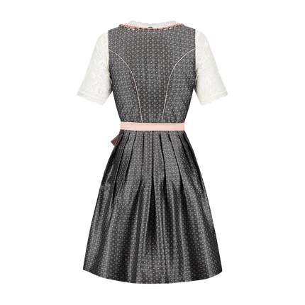 Rosa Weiß Creme Dirndlkleid Oktoberfest Damen