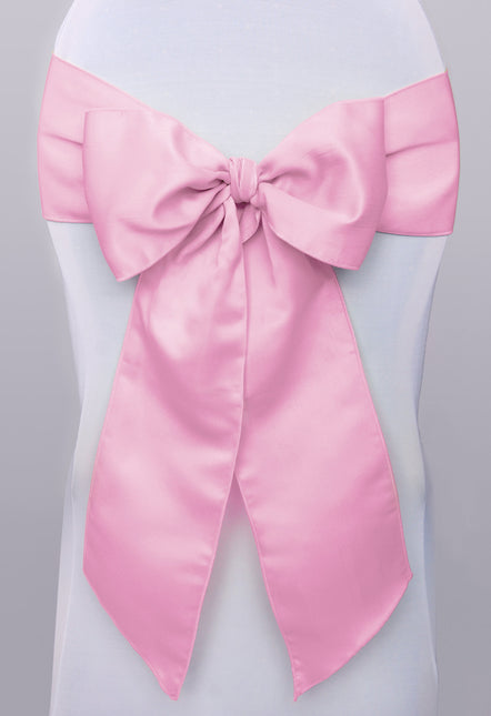 Stuhlschleifen hellrosa 2,75m 10Stück