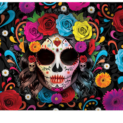 Halloween Tablett Totenkopf 39cm