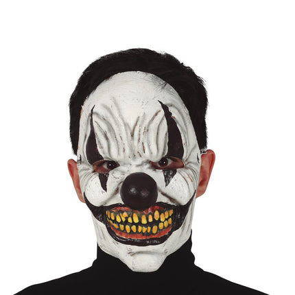 Halloween Clown Maske Schwarz