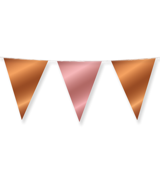 Rose Gold Bronze Girlande Metallic 10m