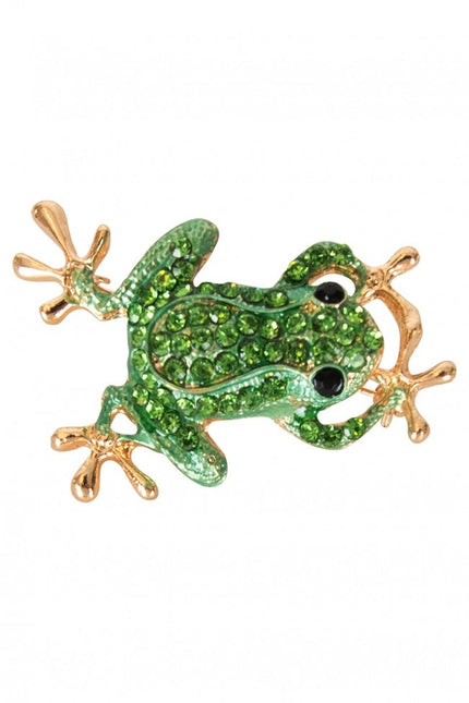 Brosche Frosch 5X4Cm