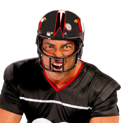 American Football Helm Schwarz