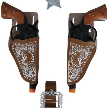 Holster mit Pistolen 20cm