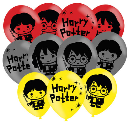 Bunte Harry Potter Luftballons 27,5 cm 6 Stk