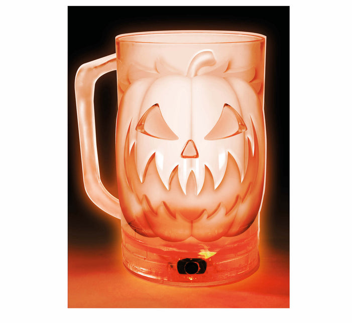 Halloween Tischdekoration Licht Kürbis 10cm