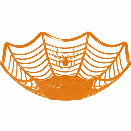 Orange Halloween Schale Spinne 28cm