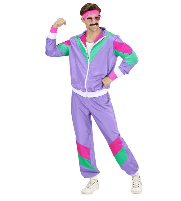 Neon 80S Trainingsanzug Faulty Lilac