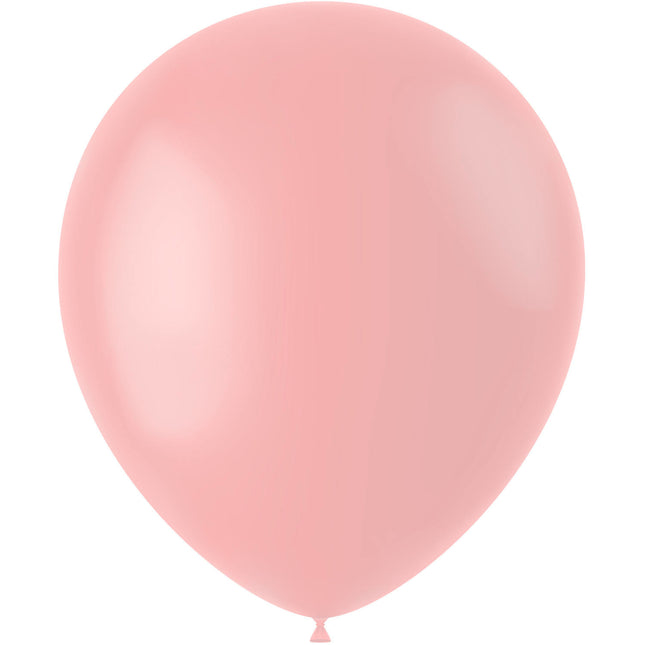 Hellrosa Luftballons Puderrosa 33cm 100Stk