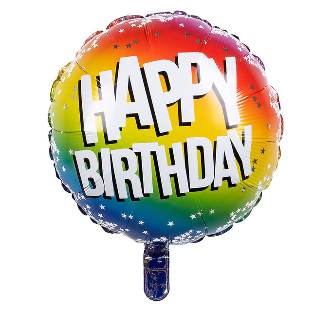 Happy Birthday Heliumballon leer 45cm