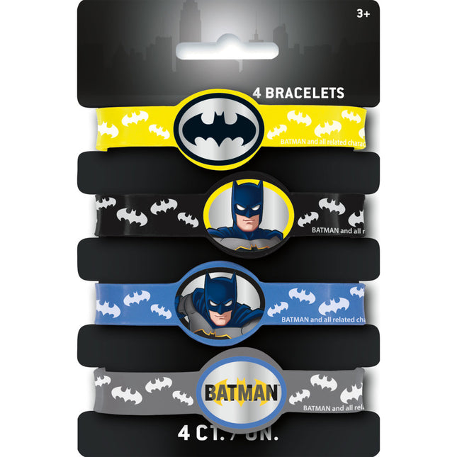 Batman Armbänder 4tlg