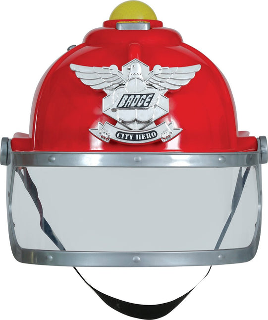 Firefighter helmet with siren and light, adult van Fiestas Guirca koop je bij Partywinkel