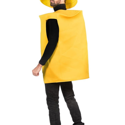 Mosterd Fles Kostuum Geel 2 delig van Wilbers & Wilbers koop je bij Partywinkel