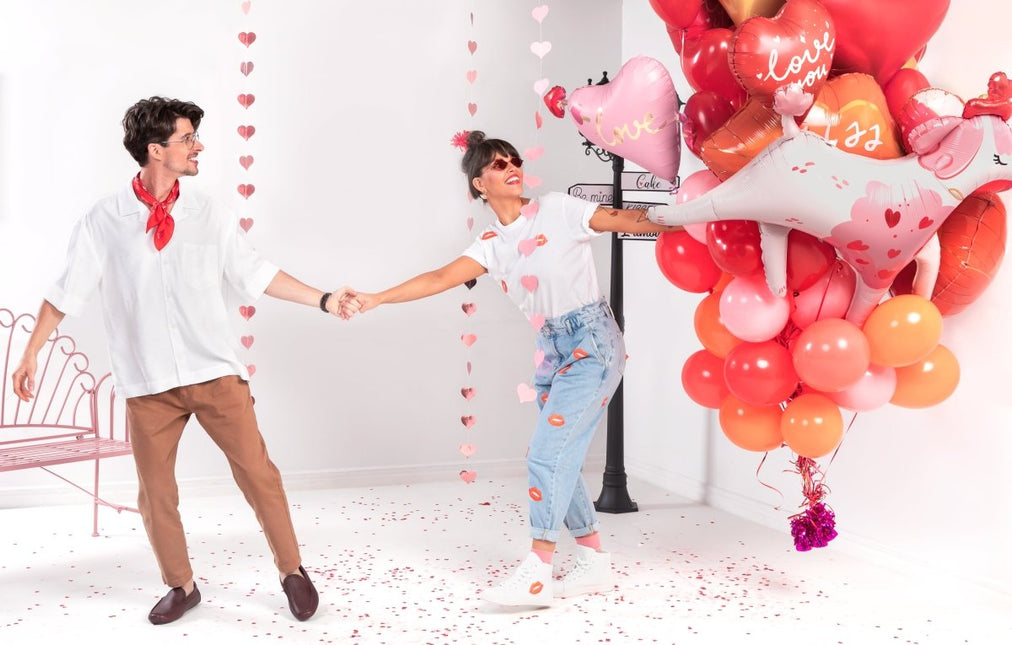 Hart Helium Ballon Love 66cm van Partydeco koop je bij Partywinkel