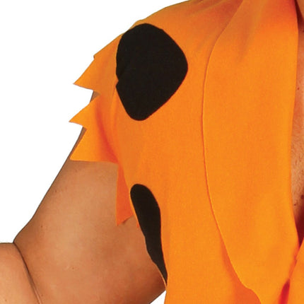 Fred Flintstone Kostuum Zwart Oranje Heren van Fiestas Guirca koop je bij Partywinkel