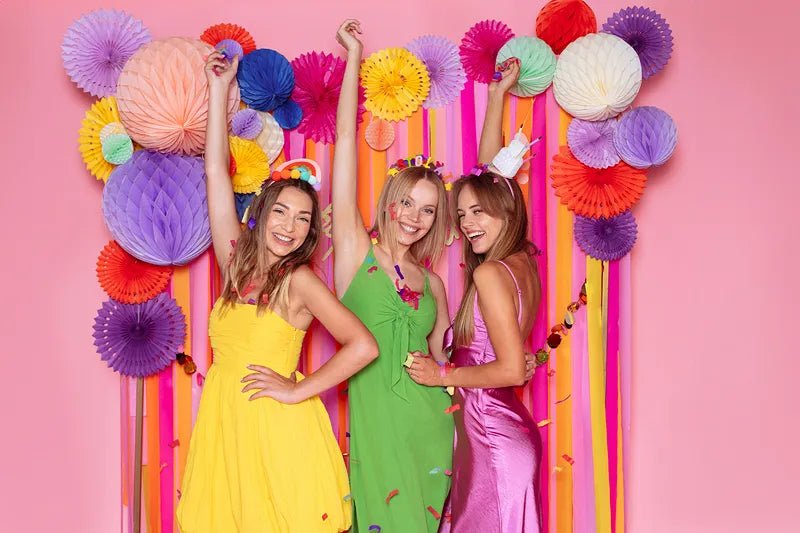 Gekleurde Slinger 2,2m van Partydeco koop je bij Partywinkel