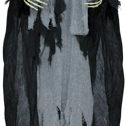 Halloween Pop Grijs Skelet 1,2m van Fiestas Guirca koop je bij Partywinkel