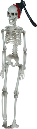 Halloween Hangdecoratie Skelet Met Bijl 40cm van Fiestas Guirca koop je bij Partywinkel