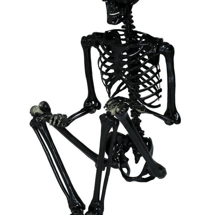 Halloween Hangdecoratie Zwart Skelet 90cm van Fiestas Guirca koop je bij Partywinkel