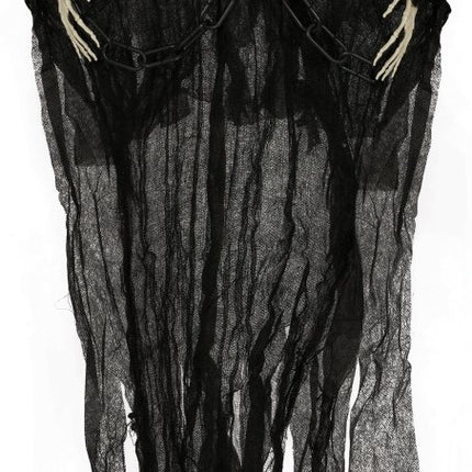 Halloween Skelet Hangend Met Licht 90cm van Fiestas Guirca koop je bij Partywinkel