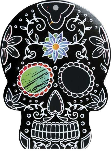 Halloween Tafeldecoratie Zwart Mexicaanse Silhouetten 12cm 6st van Fiestas Guirca koop je bij Partywinkel