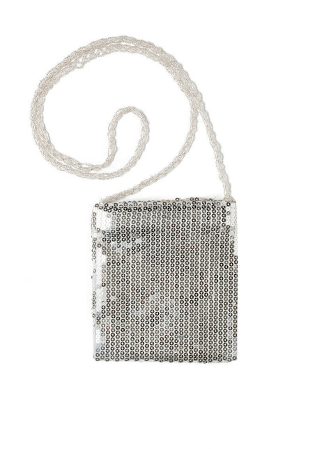 Zilveren Handtas Pailletten van Wilbers & Wilbers koop je bij Partywinkel