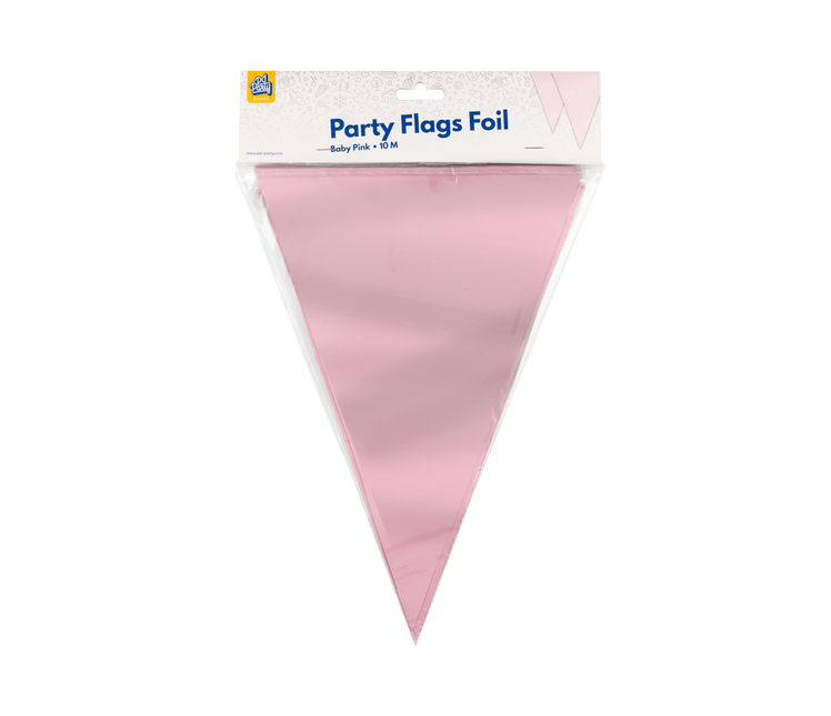 Lichtroze Slinger Metallic 10m van Paper Dreams koop je bij Partywinkel