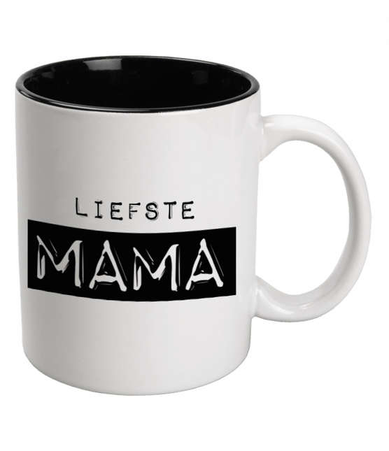 Liefste Mama Mok Wit Keramiek Liefste Mama 12cm van Paper Dreams koop je bij Partywinkel