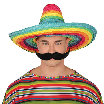 Regenboog Sombrero 50cm van Fiestas Guirca koop je bij Partywinkel