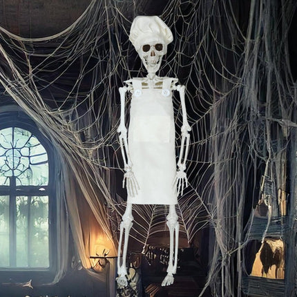 Skelet Hangdecoratie Chef 40cm van Fiestas Guirca koop je bij Partywinkel