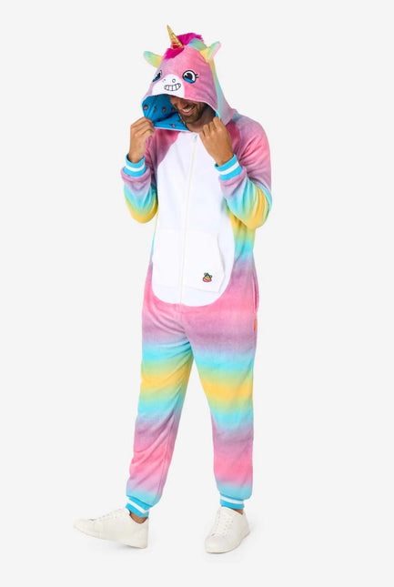 Unicorn Onesie Gekleurd van OppoSuits koop je bij Partywinkel