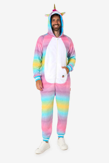 Unicorn Onesie Gekleurd van OppoSuits koop je bij Partywinkel