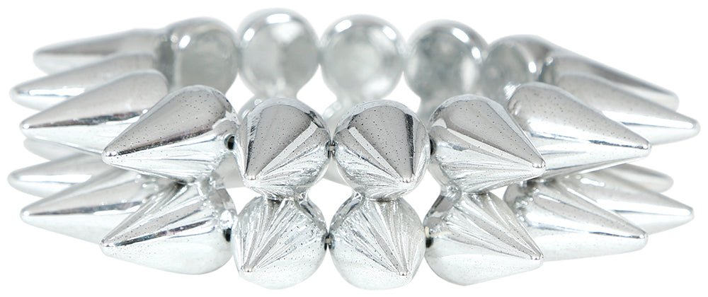 Zilveren Armband Punk van Fiestas Guirca koop je bij Partywinkel